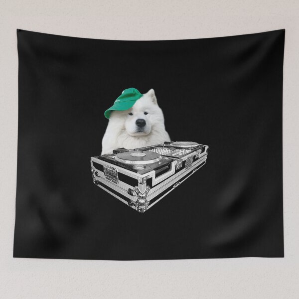 Item preview, DJ Dog the Samoyed designed and sold by DFerraz.