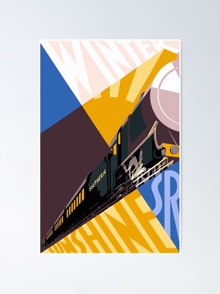 Etoile Du Nord Pullman Art Deco Rail  A3 vintage retro travel posters #3 
