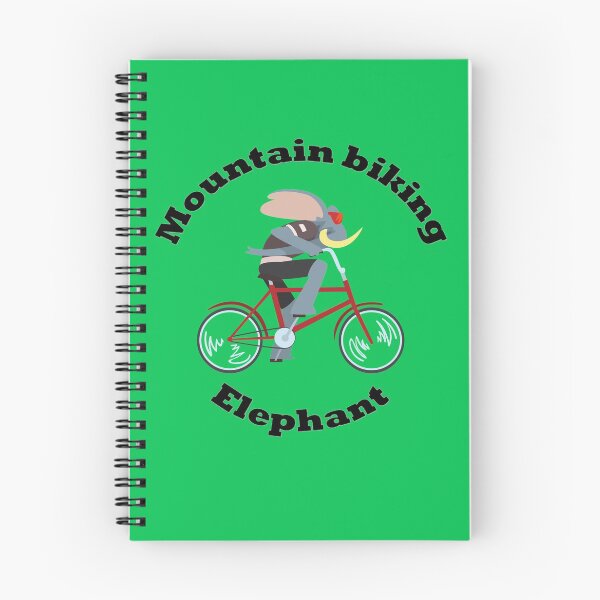 Item preview, Mountain biking Elephant designed and sold by GulQari.