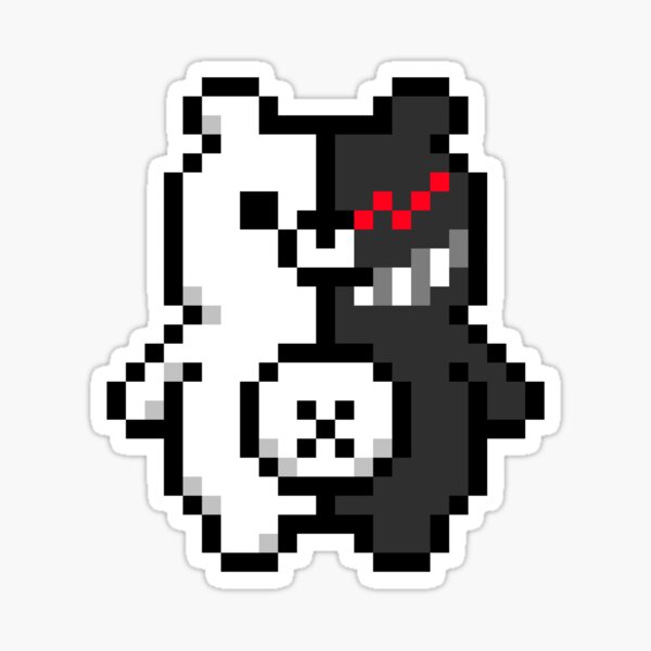 Pixel Monokuma Sticker