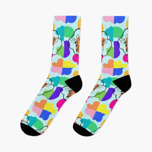 Item preview, Funky colour spot giraffe designed and sold by AJSkinnerPrints.