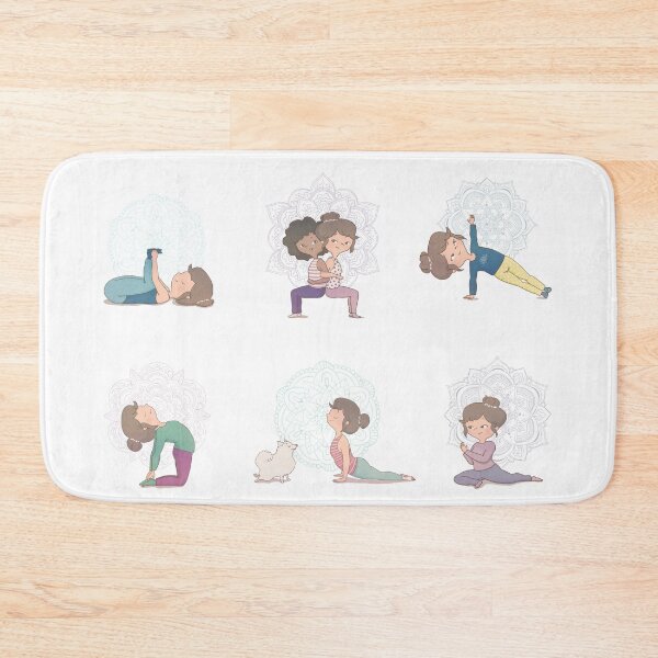 Item preview, Yoga Girl - Fun Asanas designed and sold by Rita Cuppari.