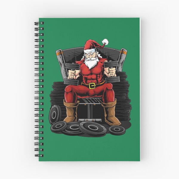 Item preview, Workout Santa Weightlifter designed and sold by LimeStorm.