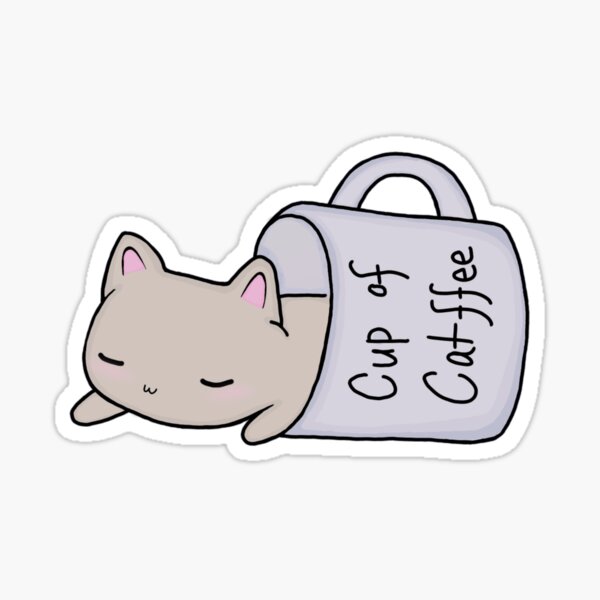 Item preview, Kitty - Cup of Catffee designed and sold by KewtDesigns.