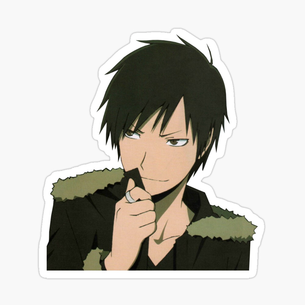 Izaya Orihara Durarara Metal Print By Kawaiicrossing Redbubble