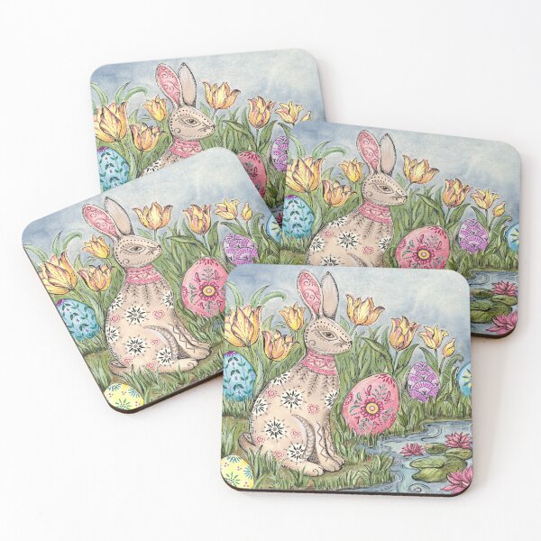 Item preview, Pysanky Bunny & Lotus designed and sold by StudioLRM.