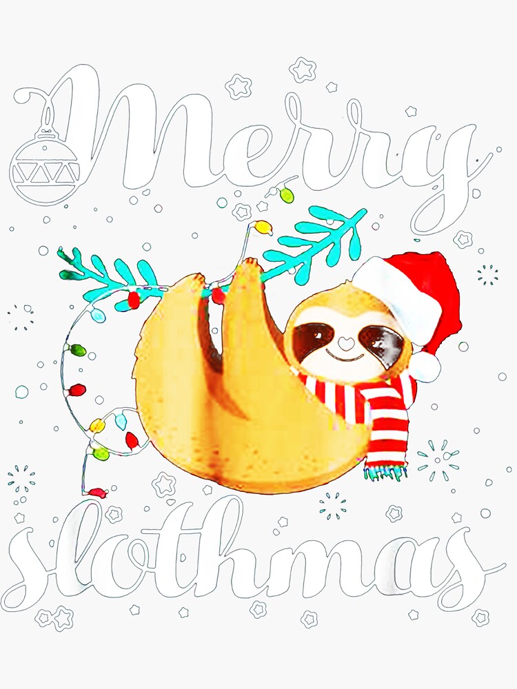 merry slothmas