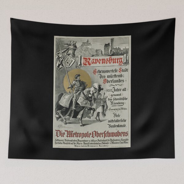 Item preview, retro classic Ravensburg poster designed and sold by CorasPosters.