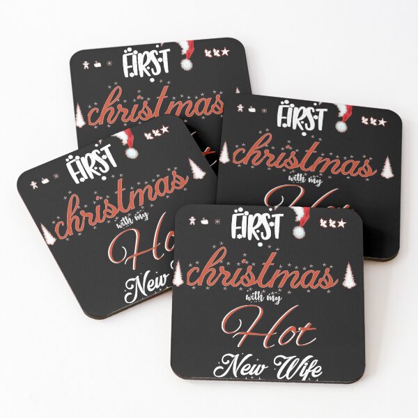 Item preview, First Christmas With My Hot New Wife  , 2020 Santa Claus Funny Gift for Men and Women designed and sold by myrstyle.