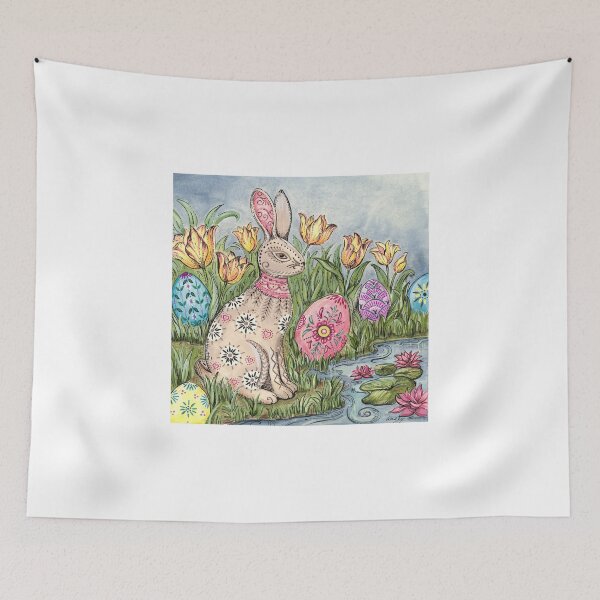 Item preview, Pysanky Bunny & Lotus designed and sold by StudioLRM.