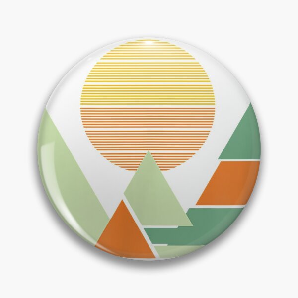 Item preview, Vintage minimal geometric mountains souvenir designed and sold by linhkaphung.