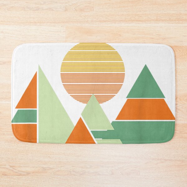 Item preview, Vintage minimal geometric mountains souvenir designed and sold by linhkaphung.