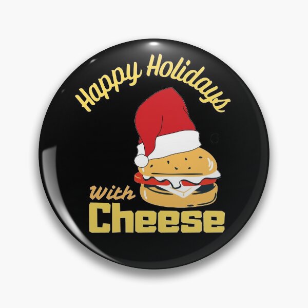 Item preview, Happy Holidays with Cheese designed and sold by Joy Poddar.
