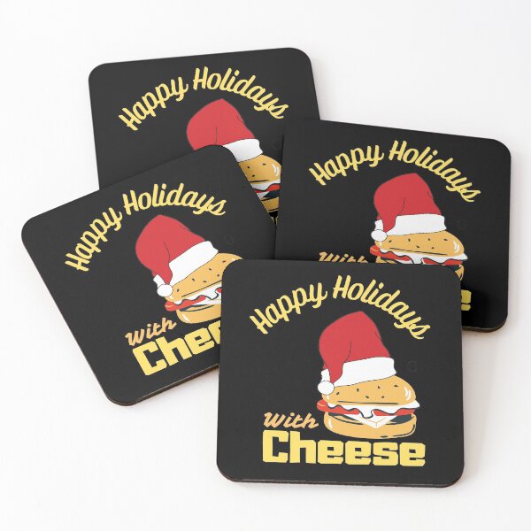 Item preview, Happy Holidays with Cheese designed and sold by Joy Poddar.