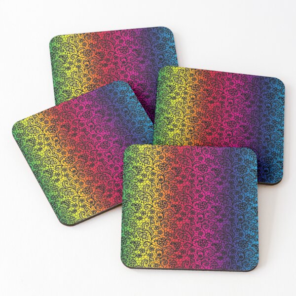 Item preview, Colorful gradient design with black tip - rainbow designed and sold by MadandMean.