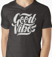Good Vibes - Feel Good T-Shirt Design Men's V-Neck T-Shirt