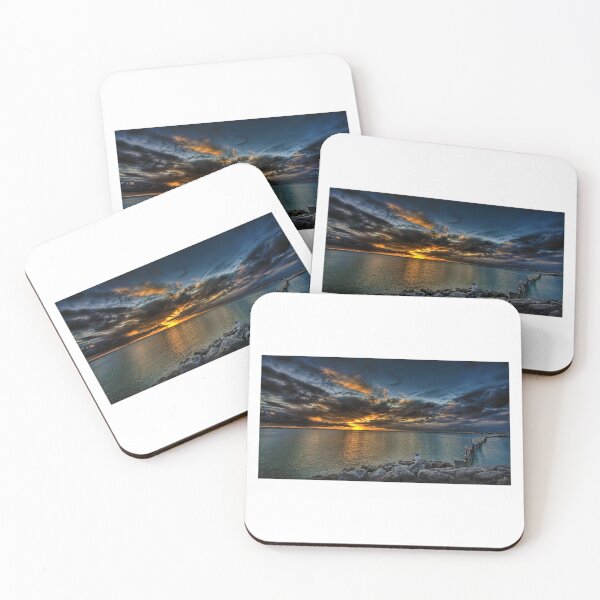 Item preview, Denver Art Gallery, Sunset Beach Seawall in Okinawa designed and sold by DenverGallery.