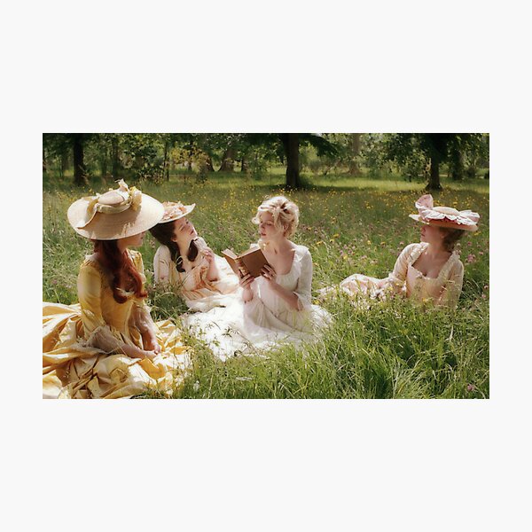 Marie Antoinette Reading in the Field Photographic Print