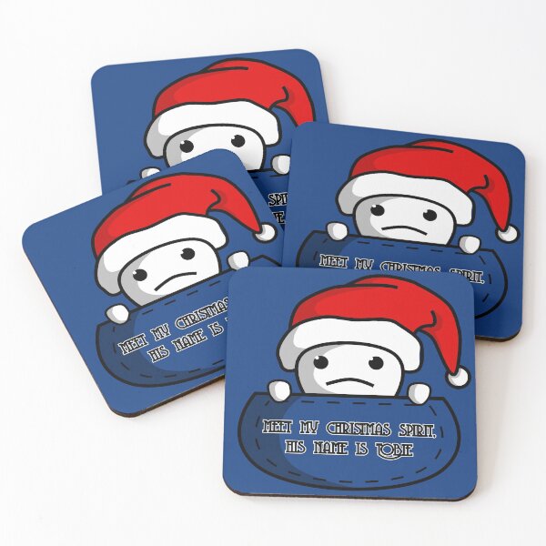 Item preview, Christmas with Tobie in blue designed and sold by MaesterAemon.