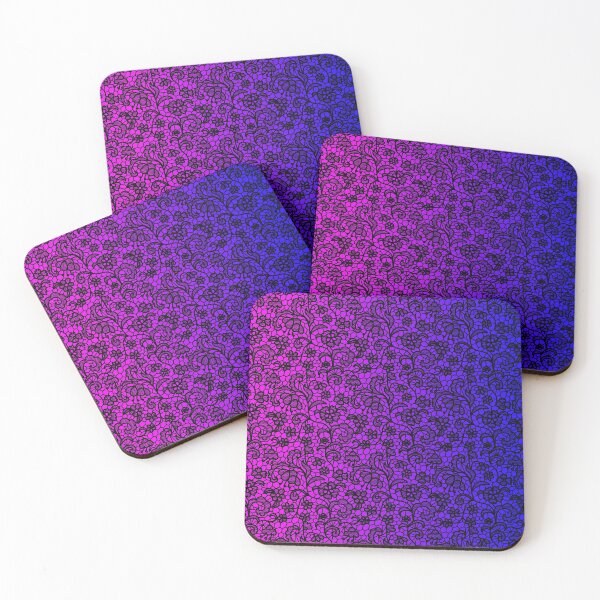 Item preview, Pink purple blue gradient with black tip designed and sold by MadandMean.