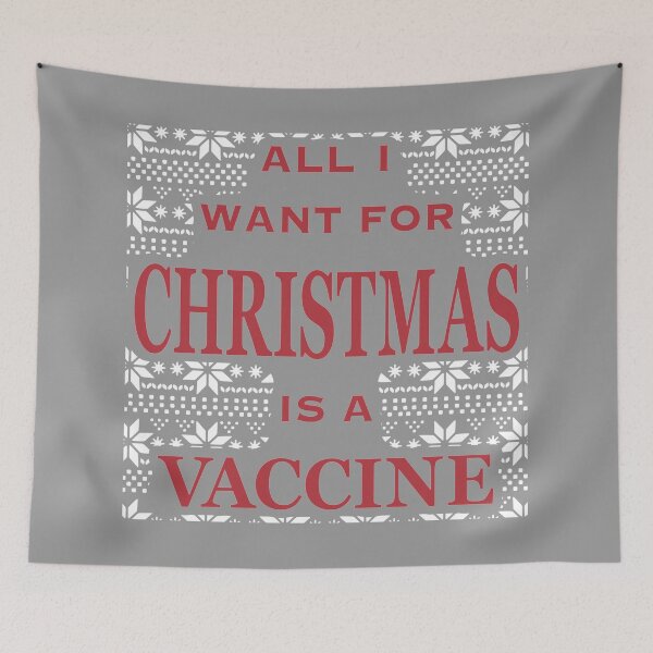 Item preview, All I Want For Christmas Is A Vaccine designed and sold by CoolYule.