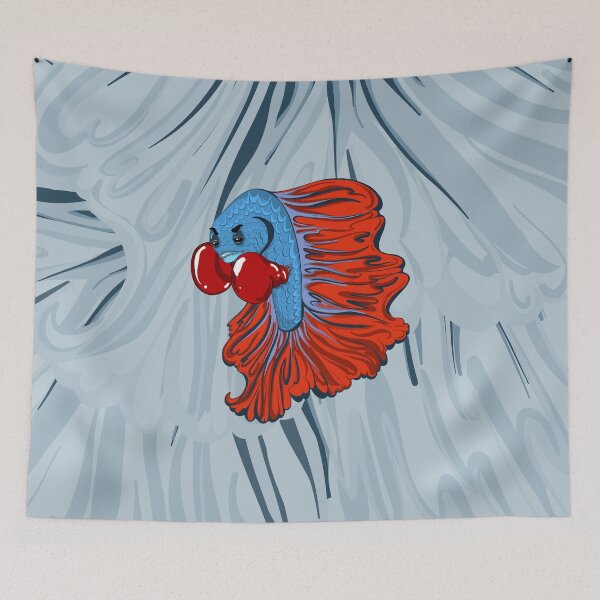 Item preview, Fighting Fish designed and sold by delicategen.