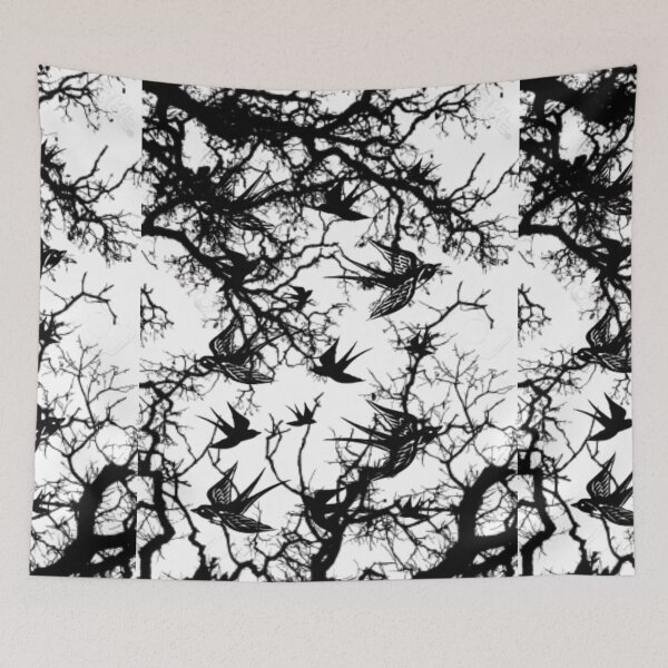 Item preview, Swallows crush in the autumn sky designed and sold by JTTL.