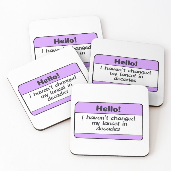 Item preview, Diabetes Nametag - Purple designed and sold by CatGirl101.