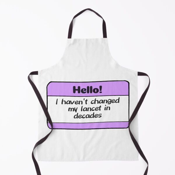 Item preview, Diabetes Nametag - Purple designed and sold by CatGirl101.