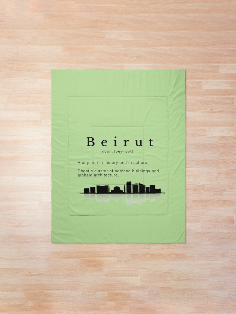 Alternate view of The Definition of Beirut Comforter