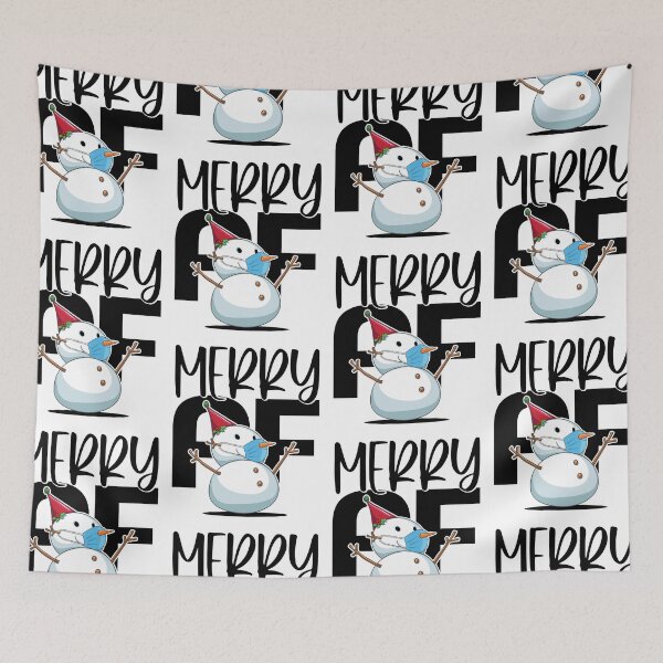 Item preview, Merry AF | Funny Christmas Snowman designed and sold by GravitiTees.