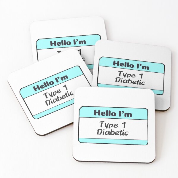 Item preview, Diabetes Nametag - Teal designed and sold by CatGirl101.
