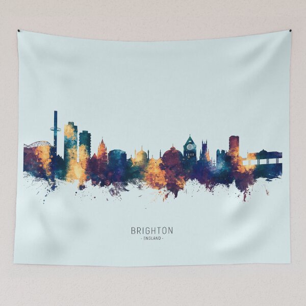 Item preview, Brighton England Skyline designed and sold by ArtPrints.