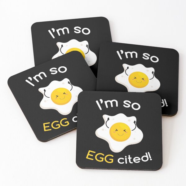 Item preview, I'm So Eggcited! designed and sold by pintsandquarts.