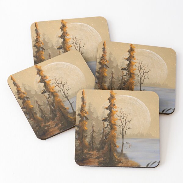 Item preview, Full moon landscape designed and sold by Jenni Toikkanen.