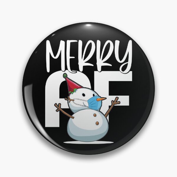 Item preview, Merry AF | Amusing Christmas Snowman designed and sold by GravitiTees.