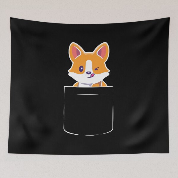 Item preview, Pocket Fox designed and sold by pintsandquarts.