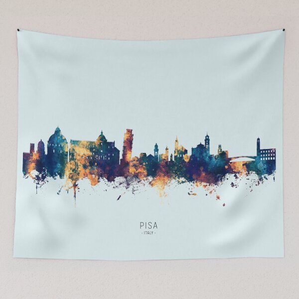 Item preview, Pisa Italy Skyline designed and sold by ArtPrints.