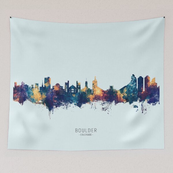 Item preview, Boulder Colorado Skyline designed and sold by ArtPrints.