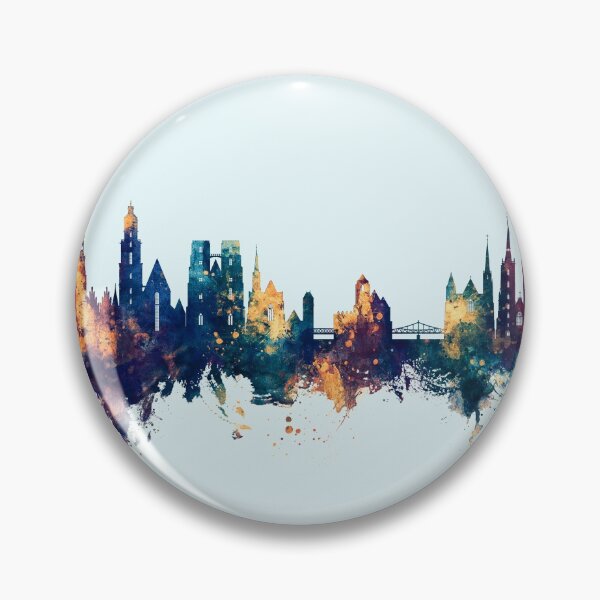 Item preview, Wroclaw Poland Skyline designed and sold by ArtPrints.