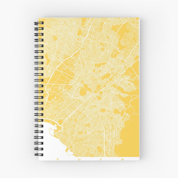 Item preview, Athens map yellow designed and sold by mapsart.