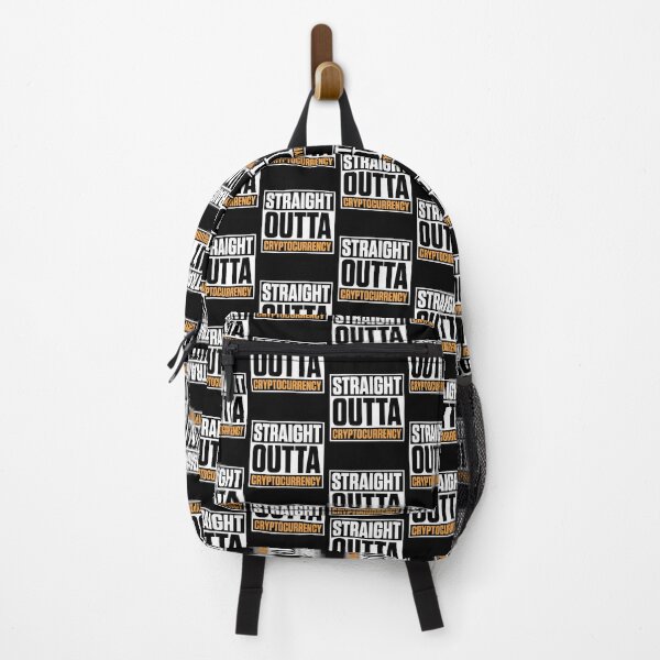 Item preview, Straight Outta Cryptocurrency Crypto Obsessed Pun designed and sold by perfectpresents.