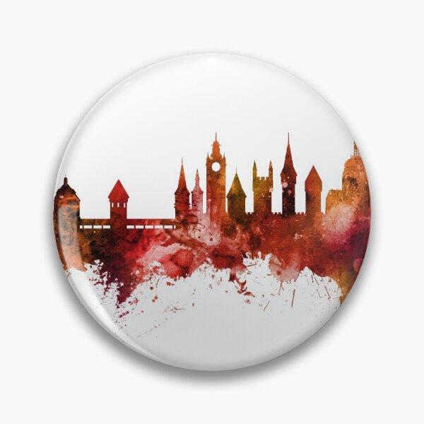 Item preview, Lucerne Switzerland Luzern Skyline designed and sold by ArtPrints.