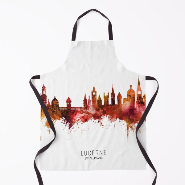 Item preview, Lucerne Switzerland Luzern Skyline designed and sold by ArtPrints.