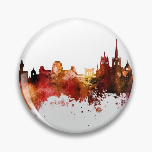 Item preview, Lausanne Switzerland Skyline designed and sold by ArtPrints.