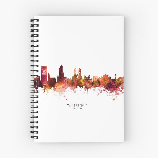 Item preview, Winterthur Switzerland Skyline designed and sold by ArtPrints.