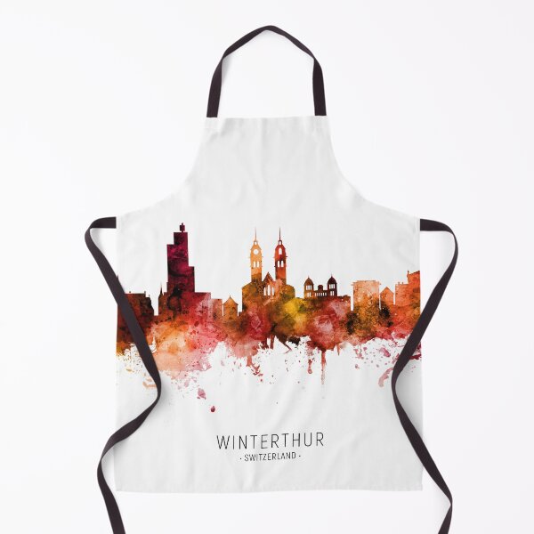Item preview, Winterthur Switzerland Skyline designed and sold by ArtPrints.