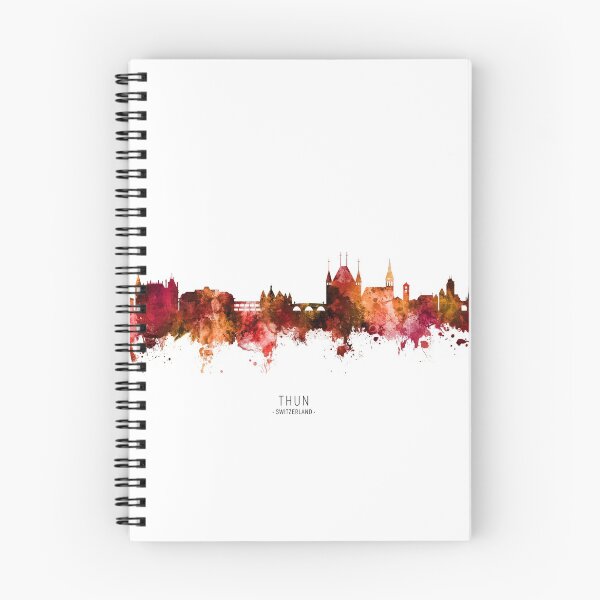 Item preview, Thun Switzerland Skyline designed and sold by ArtPrints.