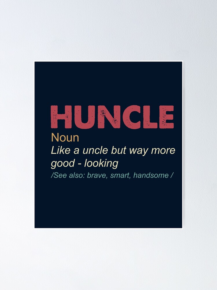 Thumbnail 1 of 3, Poster, huncle designed and sold by KerryABC.