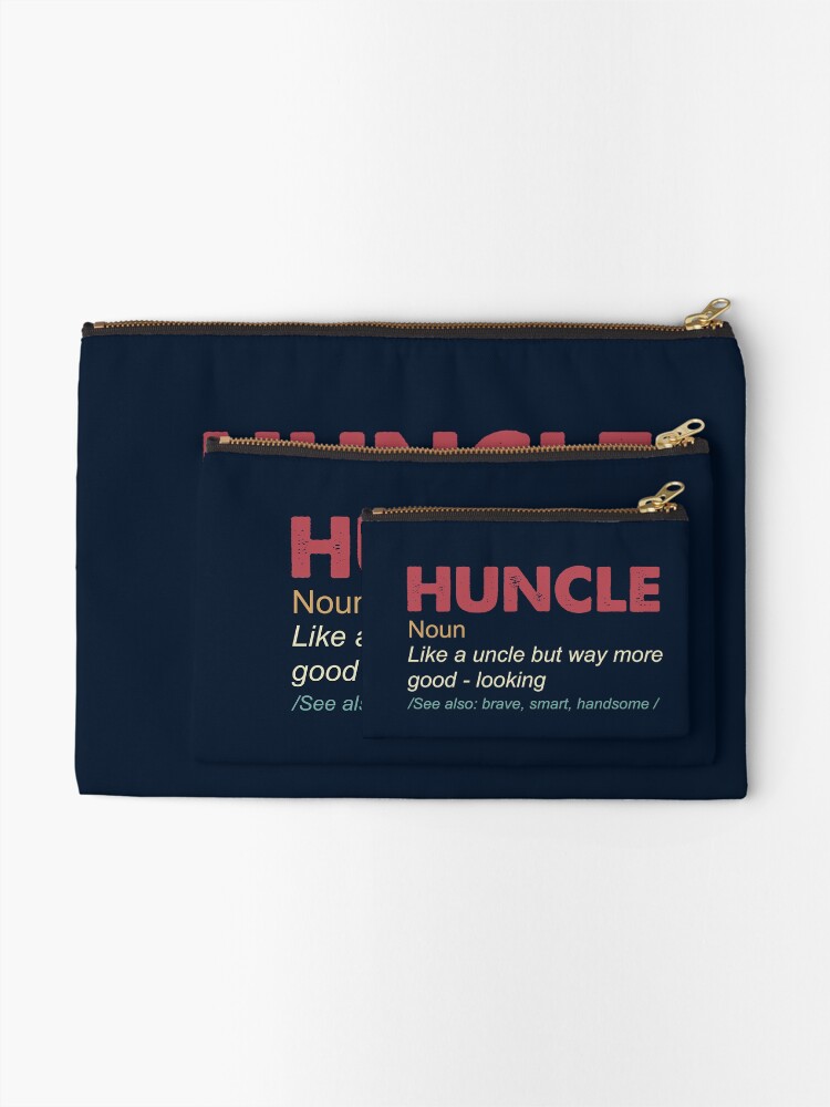 Thumbnail 2 of 4, Zipper Pouch, huncle designed and sold by KerryABC.